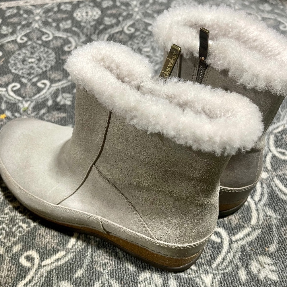 Gray dansko boots